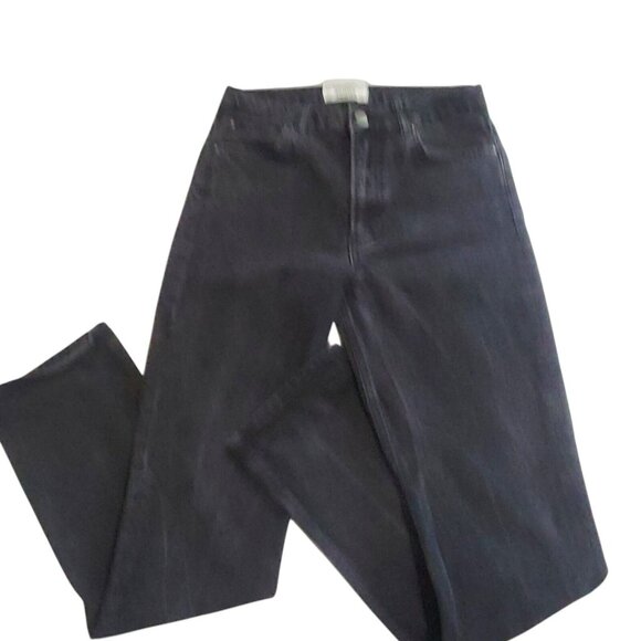 Reformation Jeans 26×28 Black Wash Straight Leg - Picture 1 of 16